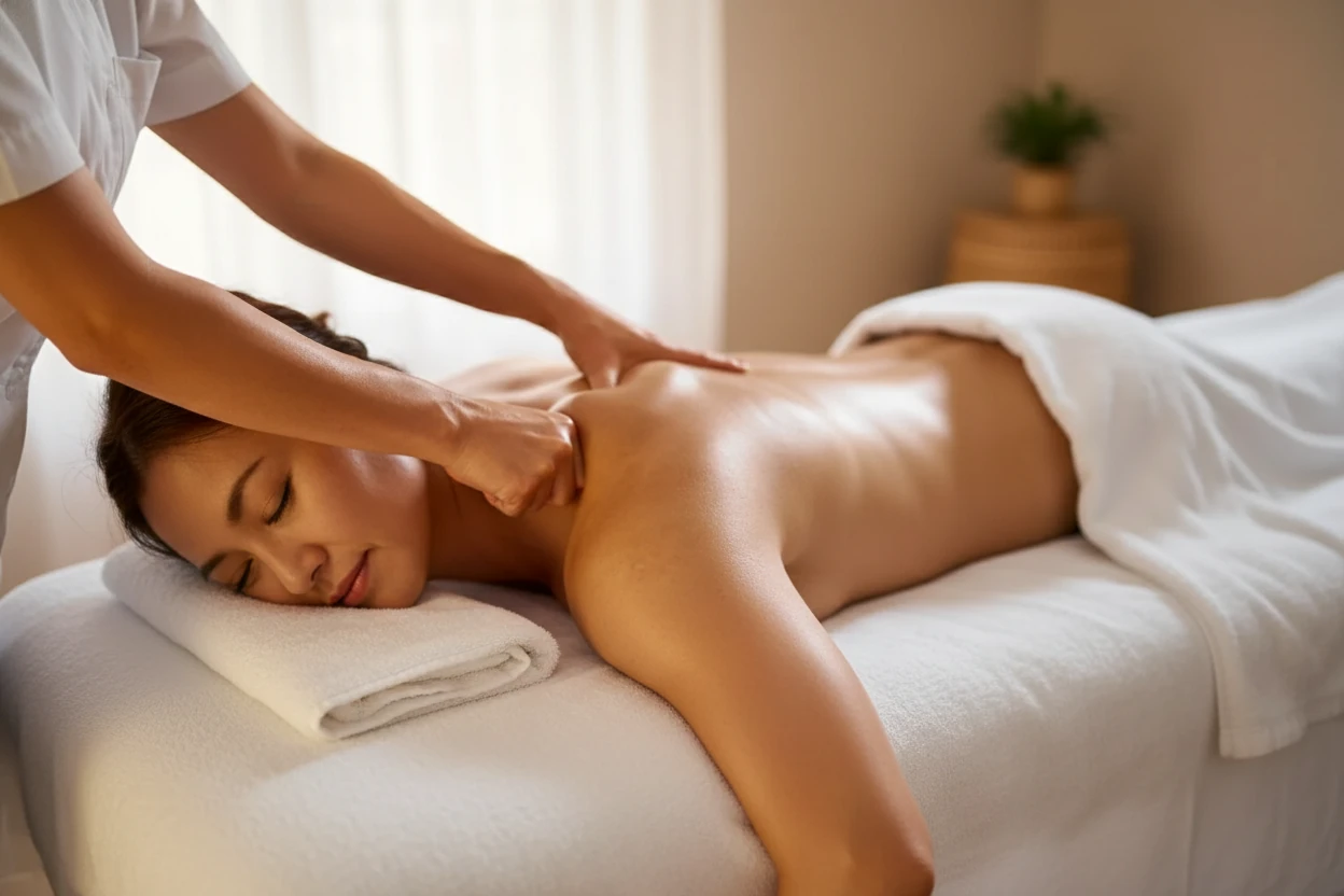 Health article illustration: 12 Types of Massage webp