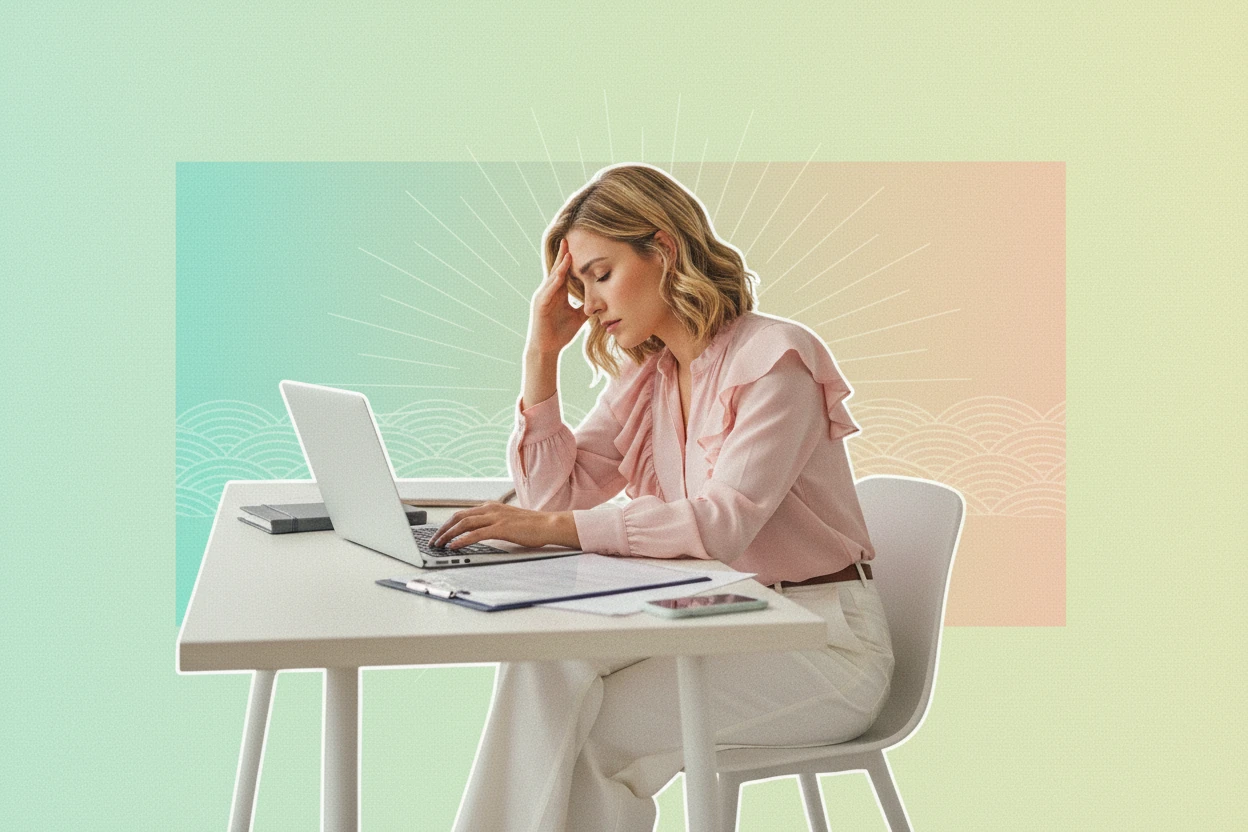 Health article illustration: Women With More Stress Have a Higher Stroke Risk Study Finds webp